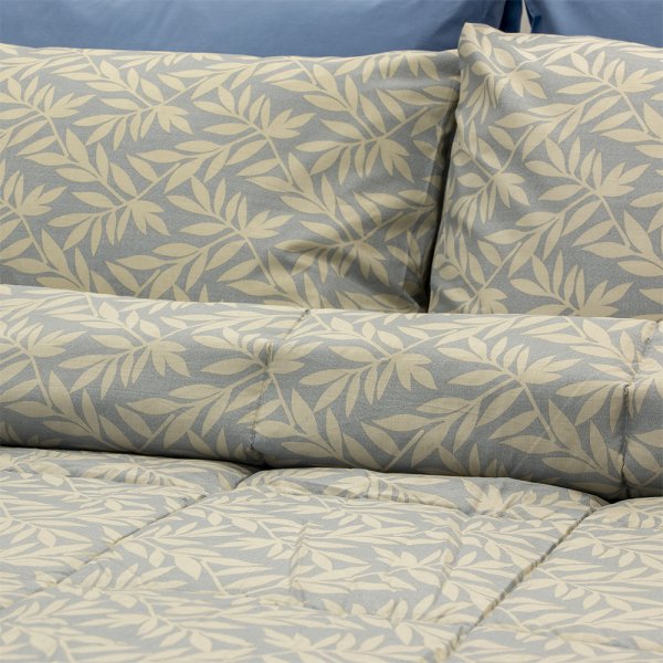 Πάπλωμα Υπέρδιπλο Leafy Green Lino Home