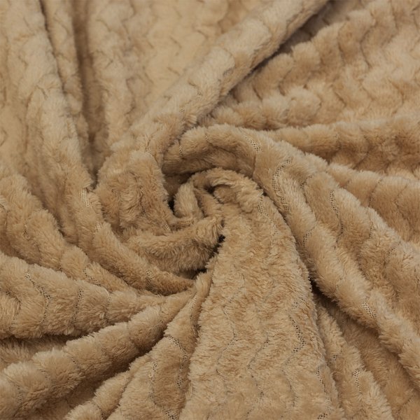 Κουβέρτα Fleece Μονή Pelusa Taupe Lino Home