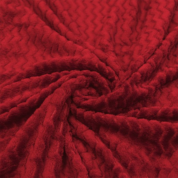 Κουβέρτα Fleece Μονή Pelusa Red Lino Home