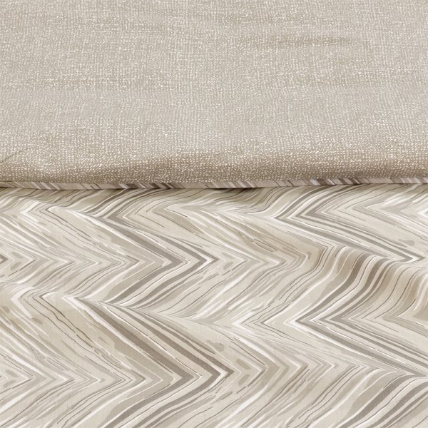 Σετ Σεντόνια Υπέρδιπλα Iconic Beige Lino Home