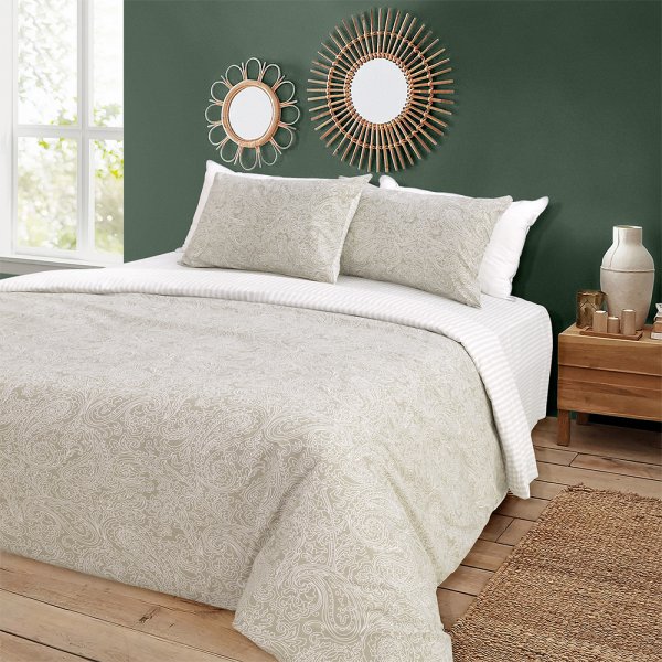 Σετ Σεντόνια Υπέρδιπλα Pasilio Beige Lino Home