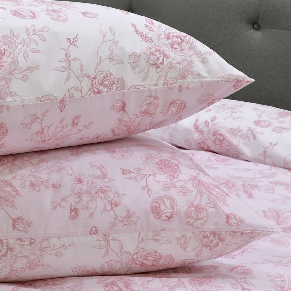 Σετ Σεντόνια Γίγας Ville Pink Lino Home