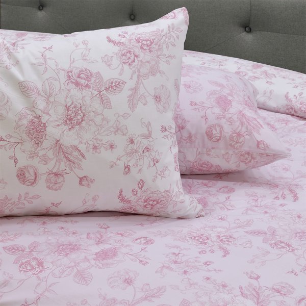 Σετ Σεντόνια Γίγας Ville Pink Lino Home