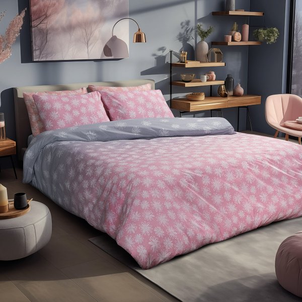 Σετ Σεντόνια Μονά Florito Pink Lino Home