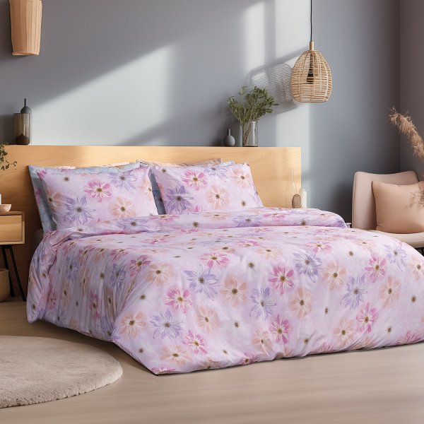 Σετ Σεντόνια Μονά Blume Lilac Lino Home