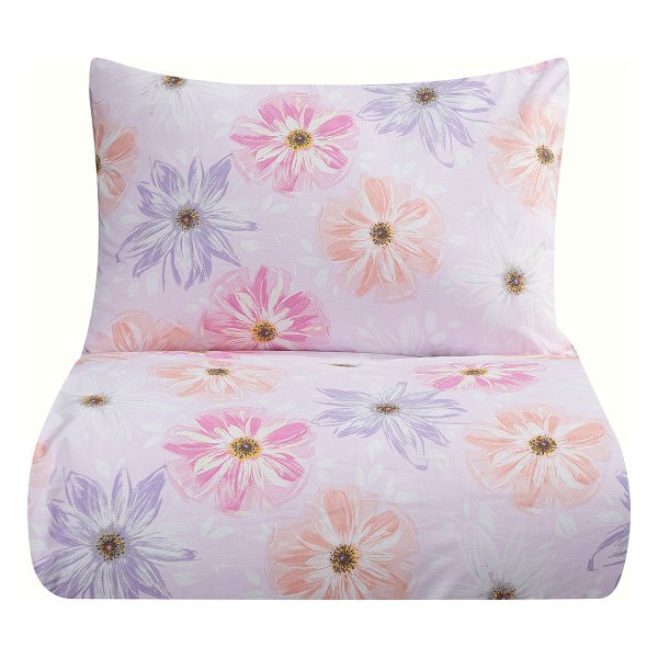 Σετ Σεντόνια Υπέρδιπλα Blume Lilac Lino Home