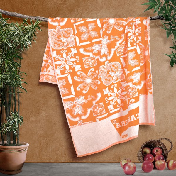 Πετσέτα Θαλάσσης Laranja Orange Lino Home