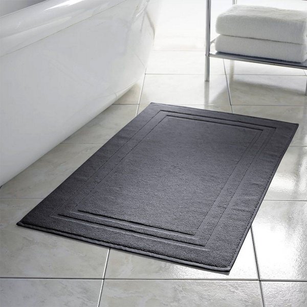 Πατάκι Μπάνιου (50x75) Solid Grey Lino Home