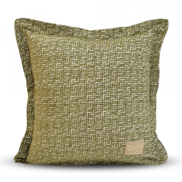 Διακοσμητική Μαξιλαροθήκη Angollo-Winter Olive Lino Home