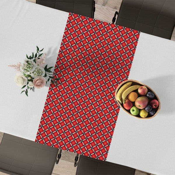 Τραβέρσα Tartan 401 Red Lino Home