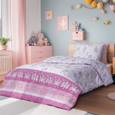 Σετ Σεντόνια Μονά Kastro Lilac Lino Home