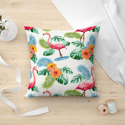 Διακοσμητική Μαξιλαροθήκη Waikiki 701 White Lino Home