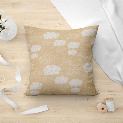 Διακοσμητική Μαξιλαροθήκη Milo 101 Beige Lino Home