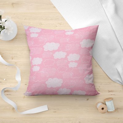 Διακοσμητική Μαξιλαροθήκη Milo 301 Pink Lino Home