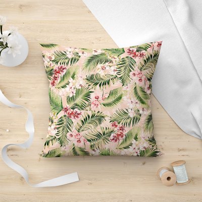 Διακοσμητική Μαξιλαροθήκη Freya 301 Pink Lino Home