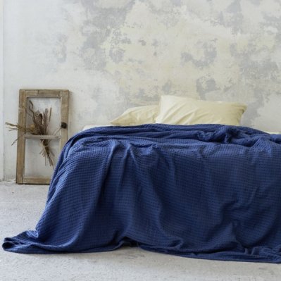 Κουβέρτα Πικέ Γίγας Habit Navy Blue Nima Home