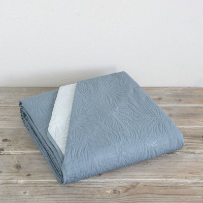 Κουβερλί Υπέρδιπλο Natara Light Gray / Gray Petrol Nima Home