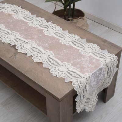 Τραβέρσα Βελούδο (40x160) 9131 Beige Dimeco