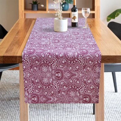 Τραβέρσα Sefu 301 Burgundy Lino Home