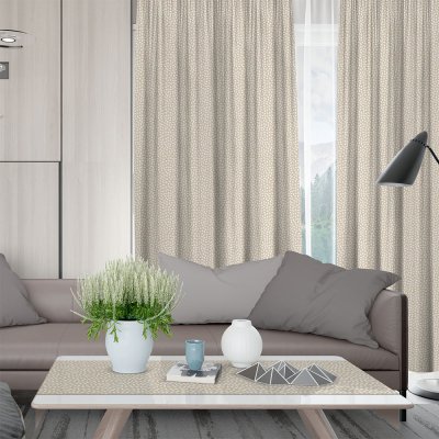 Κουρτίνα (150x275) Με Τρέσα Seed 101 Beige Lino Home