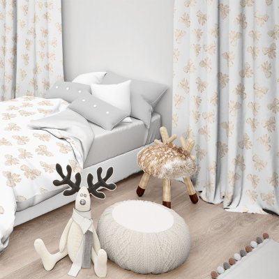 Κουρτίνα (150x275) Με Τρέσα Ellie 101 Beige Lino Home