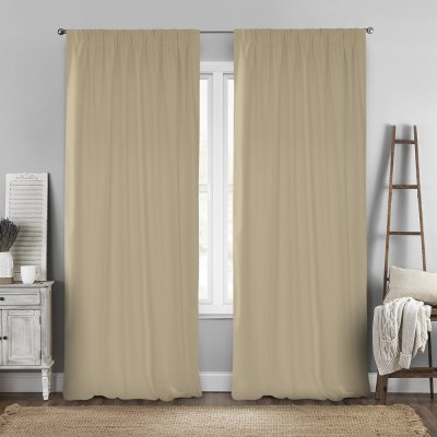 Κουρτίνα (140x280) Με Τρέσα Renas 96 Beige Lino Home