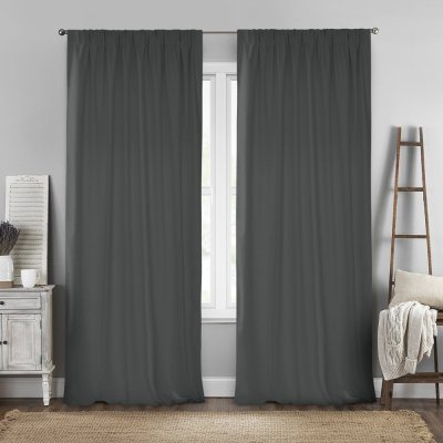 Κουρτίνα (140x280) Με Τρέσα Renas 340 Gray Lino Home