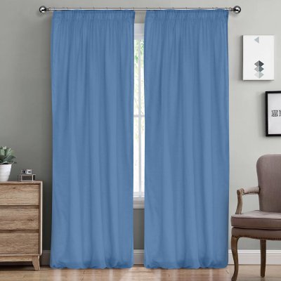 Κουρτίνα (145x295) Με Τρέσα Line 603 Denim Lino Home