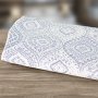 Κουβερλί Υπέρδιπλο Sery White/Gray Lino Home