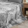 Κουβέρτα Βελουτέ Υπέρδιπλη Cobertor Emb Gray Lino Home