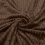 Κουβέρτα Fleece Μονή Pelusa Brown Lino Home