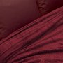 Κουβέρτα Fleece Υπέρδιπλη Pelusa Bordo Lino Home