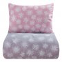 Σετ Σεντόνια Υπέρδιπλα Florito Pink Lino Home