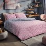 Σετ Σεντόνια Υπέρδιπλα Florito Pink Lino Home