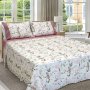 Σετ Σεντόνια Υπέρδιπλα Bedbliss Eng Rose Lino Home