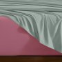 Σετ Σεντόνια Υπέρδιπλα Doble Pink-Mint Lino Home