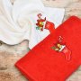 Σετ Χριστουγεννιάτικες Πετσέτες (2τμχ) Xmas Sock Lino Home