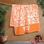 Πετσέτα Θαλάσσης Laranja Orange Lino Home